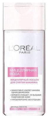 Купить l'oreal (лореаль) мицеллярная вода для сухой и чувствительной кожи, 200мл в Семенове
