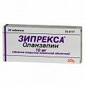 Купить зипрекса, таблетки, покрытые пленочной оболочкой 10мг, 28 шт в Семенове