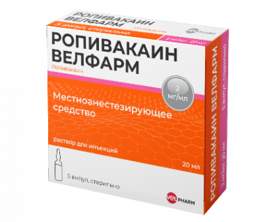 Купить ропивакаин велфарм, р-р д/инъ 2мг/мл амп 20мл n5 в Семенове