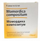 Купить момордика композитум, раствор для внутримышечного введения гомеопатический 2,2мл, ампулы 5шт в Семенове
