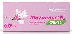 Купить магнелис в6 форте, таблетки, покрытые пленочной оболочкой 100мг+10мг, 60 шт в Семенове