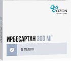 Купить ирбесартан, таблетки 300мг, 28 шт в Семенове