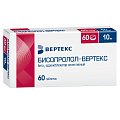 Купить бисопролол-вертекс, таблетки, покрытые оболочкой пленоч 10мг, 60 шт в Семенове