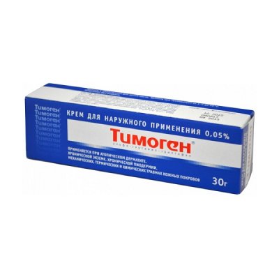 Купить тимоген, крем для наружного применения 0,05%, туба 30г в Семенове