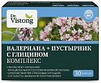 Купить dr vistong (д-р вистонг) комплекс валериана+пустырник с глицином, капсулы 30 шт бад в Семенове