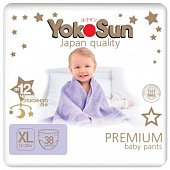 Купить yokosun premium (йокосан) подгузники-трусики размер xl (12-20кг) 38шт в Семенове