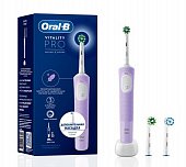 Купить oral-b (орал-би) электрическая зубная щетка vitality pro тип 3708 с зарядным устр., тип 3757, сиреневый с насадкой sensitive clean eb60 в Семенове