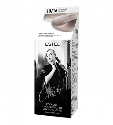 Купить estel (эстель) краска-уход для волос celebrity тон 10/16 полярный блондин в Семенове