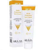 Купить aravia professional (аравиа) крем для лица солнцезащитный увлажняющий multi protection, 100 мл spf30 в Семенове