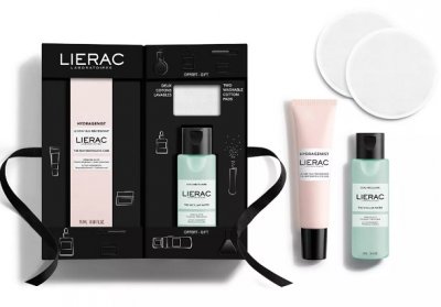 Купить lierac (лиерак) hydragenist набор крем для контура глаз увлажняющий, 15мл+мицеллярная вода, 50мл в Семенове