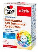 Купить doppelherz activ (доппельгерц) витамины для больных диабетом, таблетки 30 шт бад в Семенове
