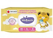 Купить watashi (ваташи) салфетки влажные для детей с д-пантенолом 0+ 80 шт. в Семенове