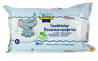 Купить babyline (бэбилайн) салфетки влажные 80 шт в Семенове