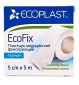 Купить ecoplast ecoplast медицинский фиксирующий тканый 5см х 5м в Семенове