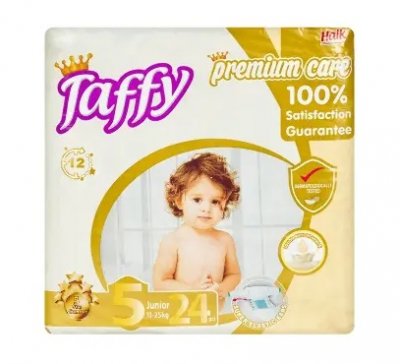 Купить taffy premium (таффи) подгузники для детей, размер 5 (11-25 кг) 24шт в Семенове