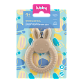 Купить lubby (лабби) прорезыватель зайка на круге с 4 месяцев, 32070 в Семенове