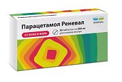 Купить парацетамол реневал, таблетки 500мг, 30 шт в Семенове