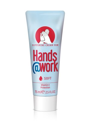 Купить хэндс энд вёк (hands@work) софт крем для защиты чувствительной кожи рук, 75мл в Семенове