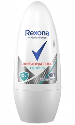 Купить rexona (рексона) дезодорант-ролик антибактериальная свежесть, 50мл в Семенове