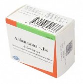 Купить албендазол-дж, таблетки покрытые пленочной оболочкой 400мг, 1шт в Семенове