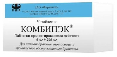 Купить комбипэк, тбл пролонг 6мг+200мг №50 (фармапэк, россия) в Семенове