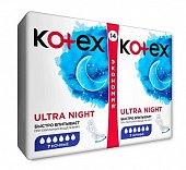Купить kotex ultra (котекс) прокладки ультра ночные 14шт в Семенове