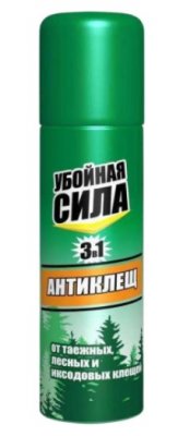 Купить убойная сила антиклещ 3в1 аэрозоль от клещей и комаров, 150 мл в Семенове