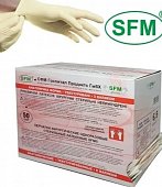Купить перчатки sfm хирургические латексные стерильные неопудрен текстурир размер 6,5 натуральные, 50 пар в Семенове