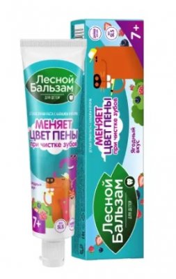 Купить лесной бальзам зубная паста детская 7+, 50мл в Семенове