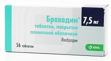 Купить бравадин, таблетки, покрытые пленочной оболочкой 7,5мг, 56 шт в Семенове