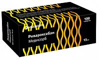 Купить ривароксабан медисорб, таблетки покрытые пленочной оболочкой 15 мг, 100 шт в Семенове
