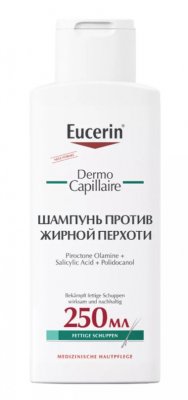 Купить eucerin dermo capillaire (эуцерин) шампунь-гель против перхоти 250 мл в Семенове