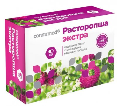Купить расторопша-экстра консумед (consumed), капсулы 60 шт бад в Семенове