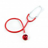 Купить стетоскоп amrus (амрус) 04-ам300 медицинский односторонний, красный в Семенове