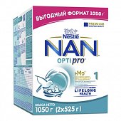 Купить nan optipro 1 (нан) смесь сухая для детей с рождения, 1050г в Семенове
