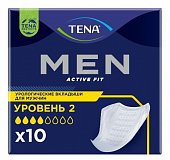 Купить tena (тена) прокладки, men active fit уровень 2, 10 шт в Семенове