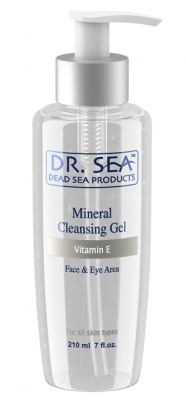 Купить dr.sea (доктор сиа) гель для лица и глаз очищающий минеральный витамин е 210мл в Семенове