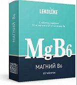 Купить lekolike (леколайк) магний b6, таблетки 60шт бад в Семенове