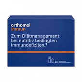 Купить orthomol immun (ортомол иммун), тройное саше (жидкость+2 таблетки), 30 шт бад в Семенове