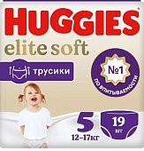 Купить huggies (хаггис) трусики elitesoft 5, 13-17кг 19 шт в Семенове