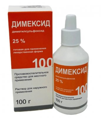Купить димексид, раствор для наружного применения 25%, 100г в Семенове