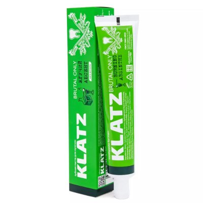 Купить klatz (клатц) зубная паста для мужчин жгучий абсент, 75мл в Семенове