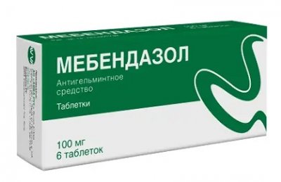 Купить мебендазол, таблетки 100мг, 6 шт в Семенове