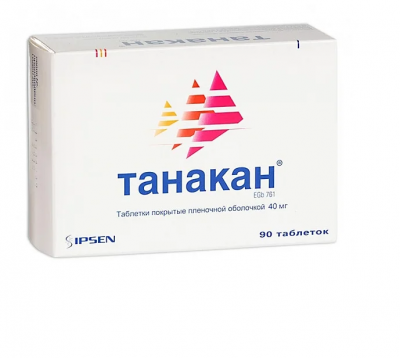 Купить танакан, таблетки, покрытые пленочной оболочкой 40мг, 90 шт в Семенове