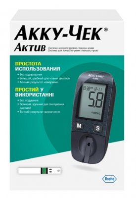Купить глюкометр accu-chek active (акку-чек), комплект в Семенове