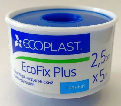 Купить ecoplast ecoplast медицинский фиксирующий тканый 2,5см х 5м в Семенове