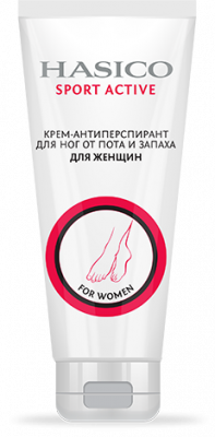 Купить hasico (хасико) спорт актив крем-антиперспирант для ног для женщин 75мл в Семенове