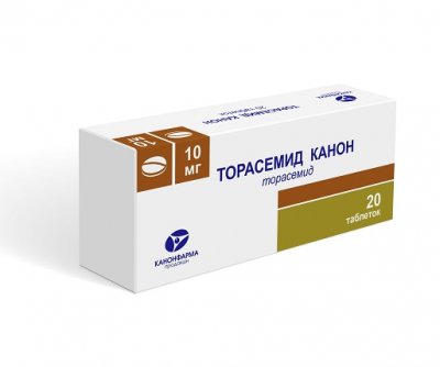 Купить торасемид-канон, таблетки 10мг, 20 шт в Семенове