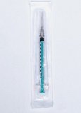 Шприц 1мл инсулиновый 100ИН/ЕД (трехкомпонентный) стерильный с иглой Луер 0,4х12мм Премиум, 100 шт