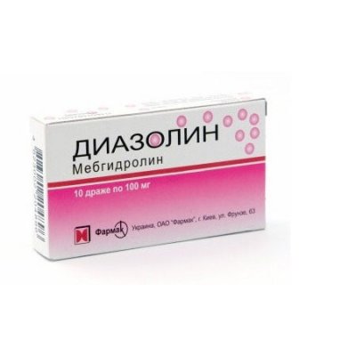 Купить диазолин, држ 100мг №10 (фармак, украина) от аллергии в Семенове